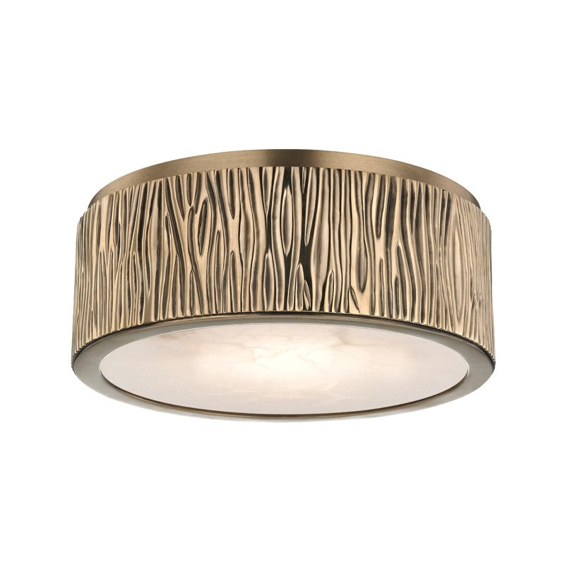 Hudson Valley - 6209-AGB - LED Flush Mount - Crispin - Aged Brass