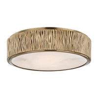 Hudson Valley - 6213-AGB - LED Flush Mount - Crispin - Aged Brass