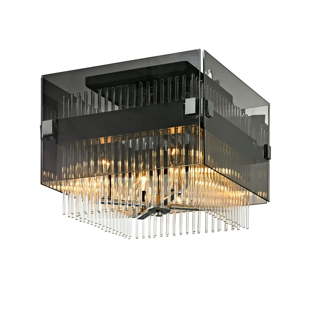 Troy Lighting - C5900-BRZ/PC - Four Light Flush Mount - Apollo - Bronze