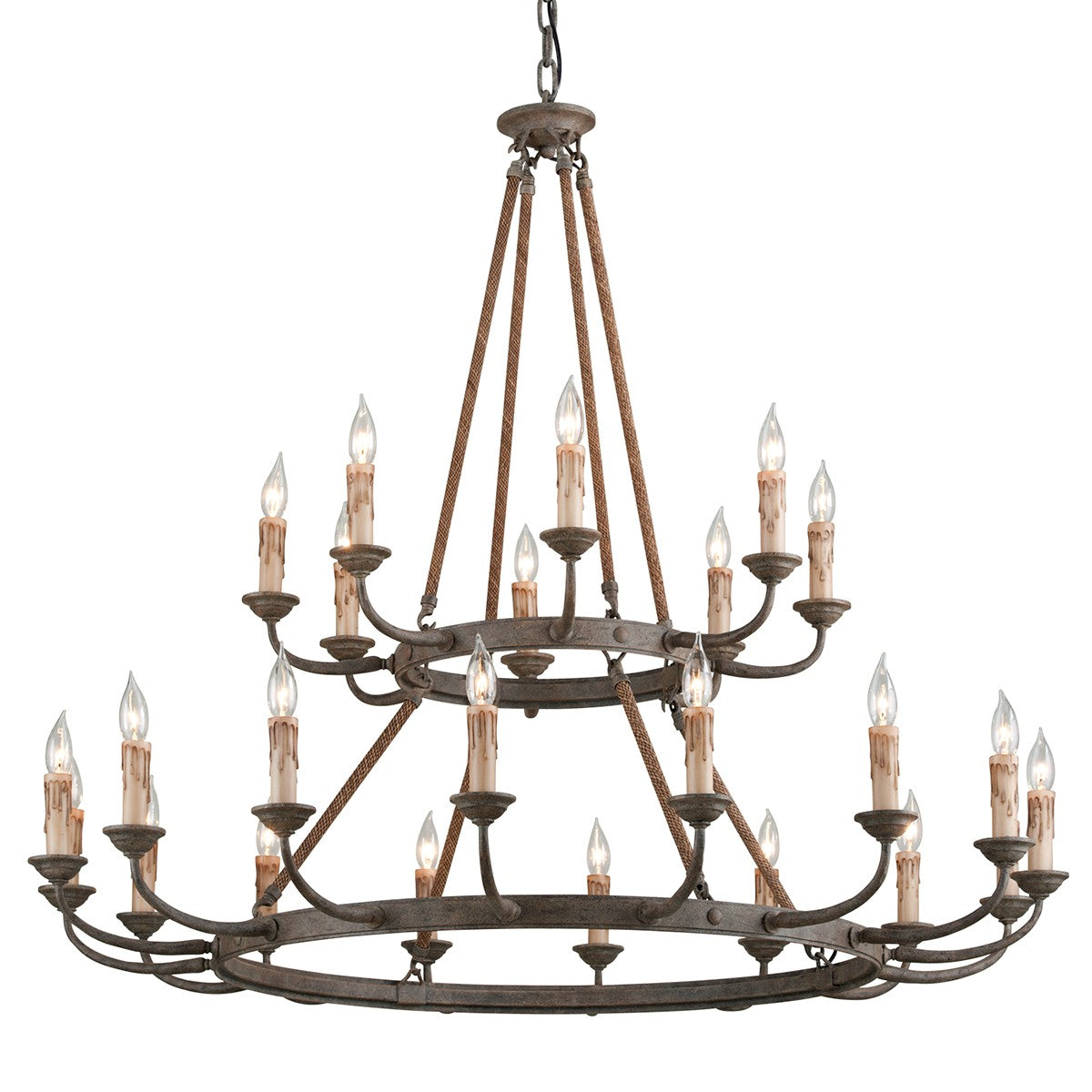 Troy Lighting - F6118-EB - 24 Light Chandelier - Cyrano - Earthen Bronze