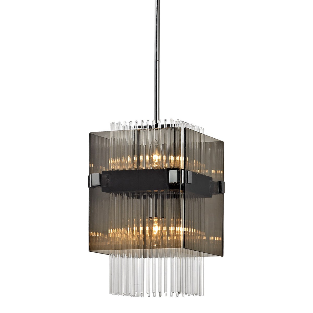 Troy Lighting - F5904-BRZ/PC - Two Light Pendant - Apollo - Bronze