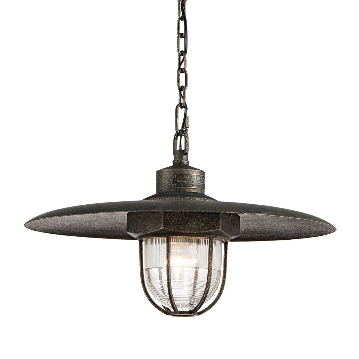 Troy Lighting - F3897-APW - One Light Pendant - Acme - Aged Pewter