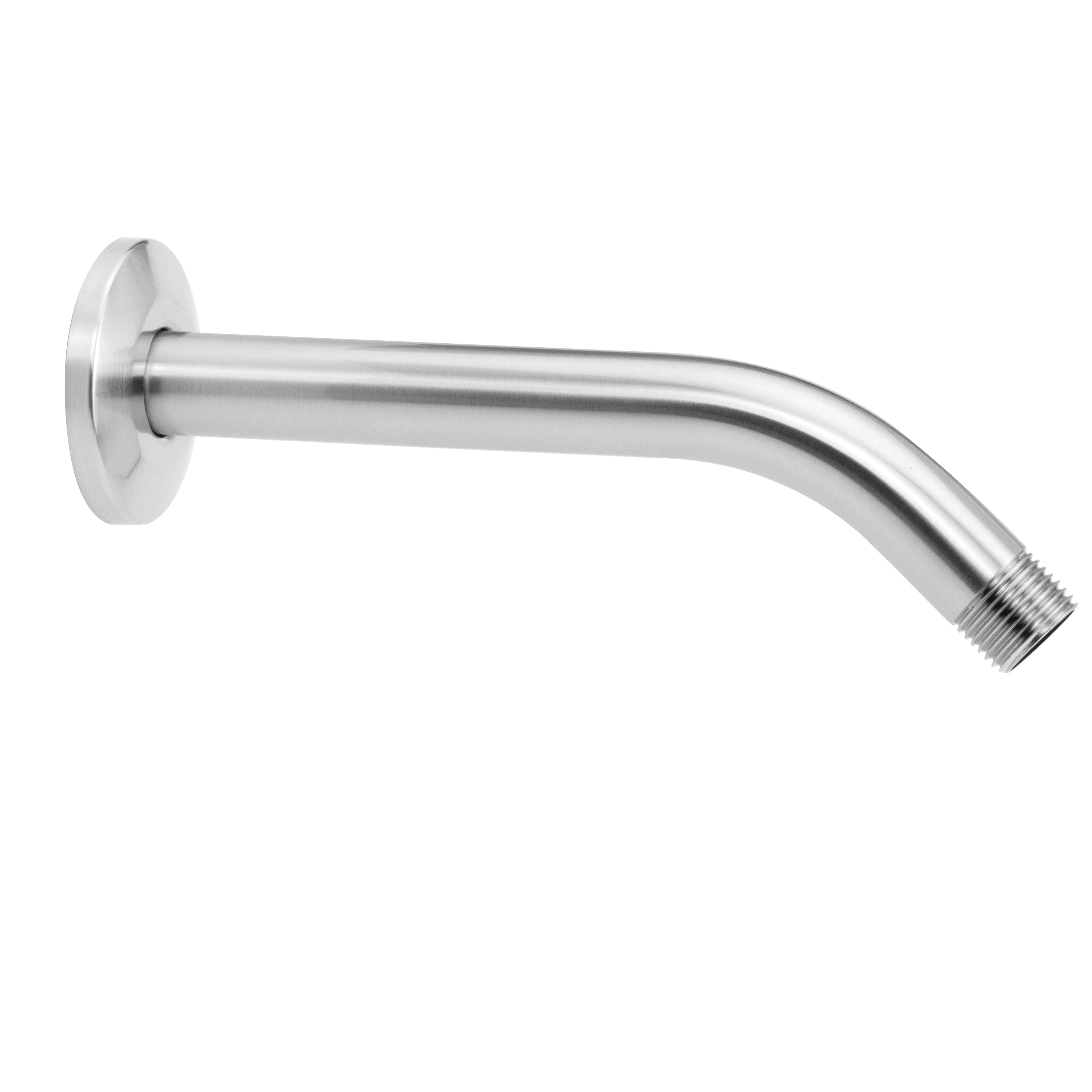 8" 45° Brass Showerarm with Escutcheon in Multiple Finishes