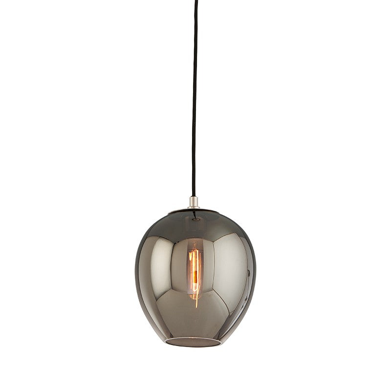 Troy Lighting - F4294-TBK/PN - One Light Pendant - Odyssey - Textured Black & Polish Nickel