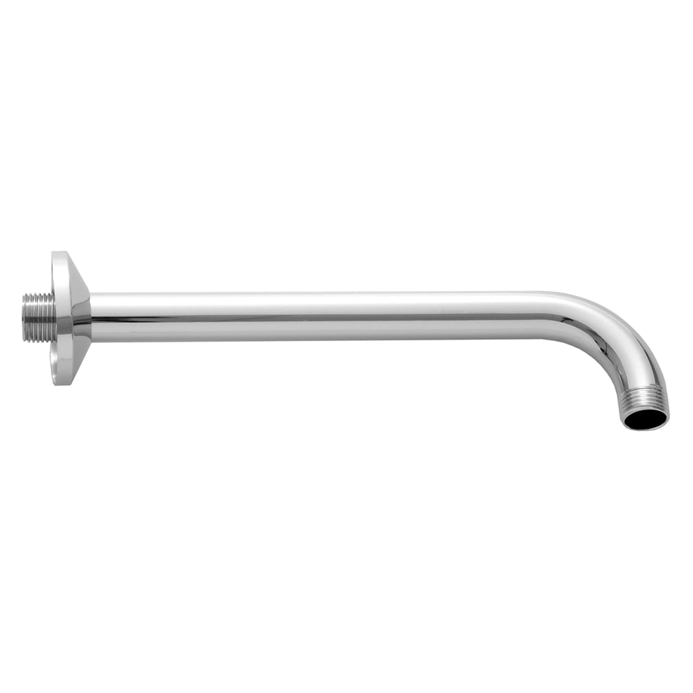 8" 90° Showerarm with Escutcheon in Multiple Finishes