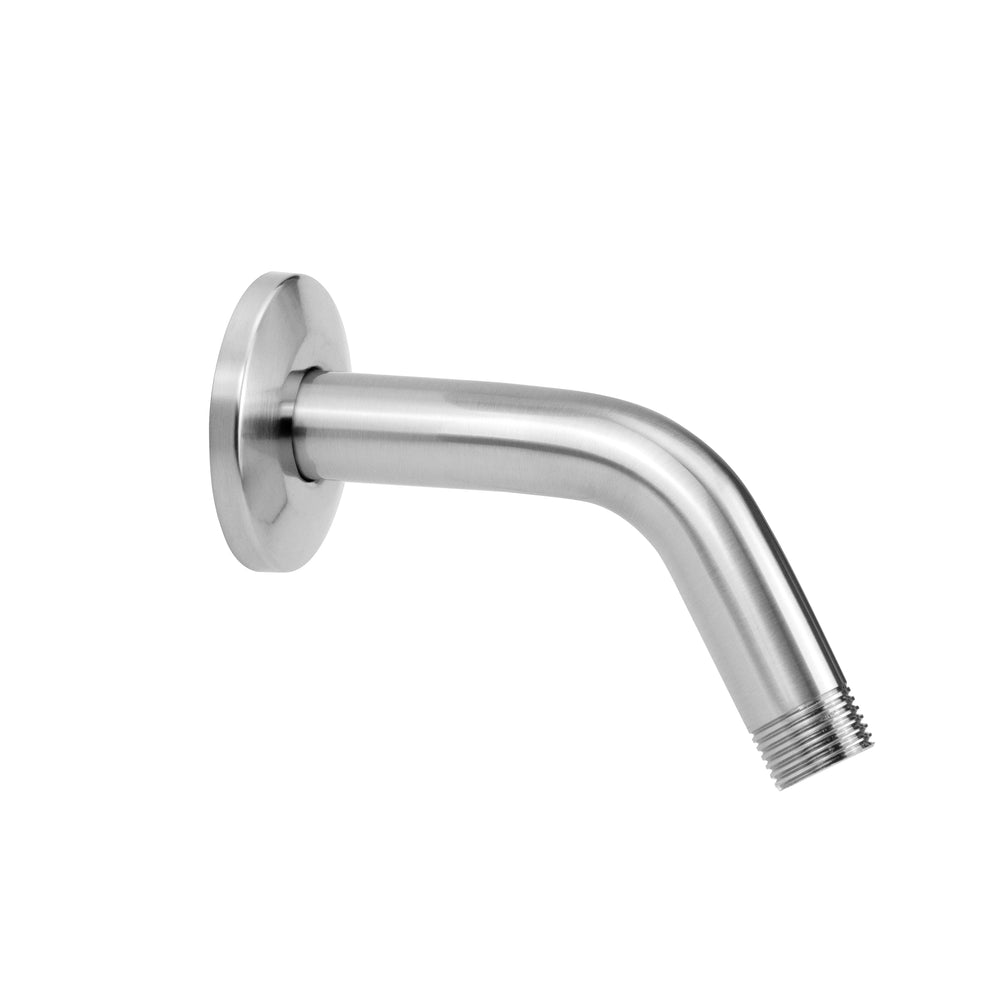 6" 60° Brass Showerarm with Escutcheon in Multiple Finishes