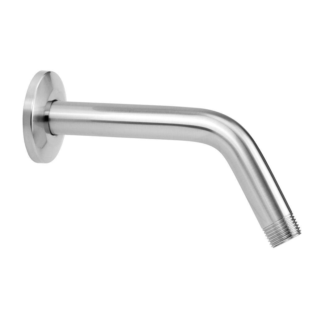 8" 60° Brass Showerarm with Escutcheon in Multiple Finishes