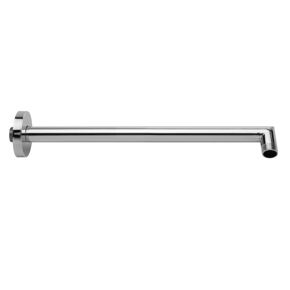 20" 90° Square and Round Combination Showerarm & Escutcheon in Multiple Finishes