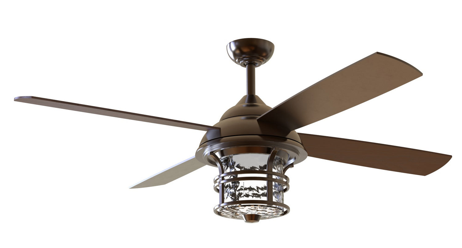 Craftmade - CYD56OB4 - Courtyard 56"Ceiling Fan in Oiled Bronze w/Oiled Bronze Blades Finish - Courtyard