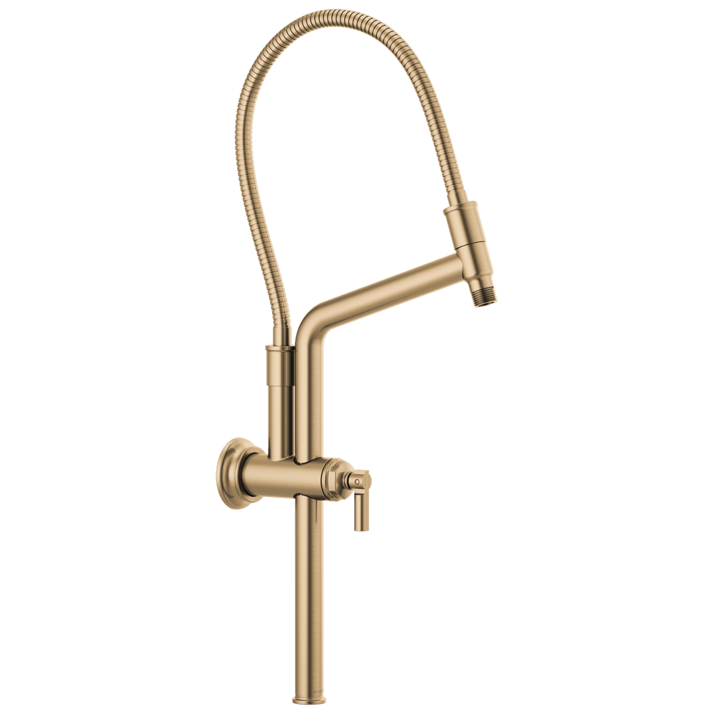 Brizo Brizo Universal Showering: 10 7/16" Classic Slide Bar Shower Arm And Flange - Maison&Co.