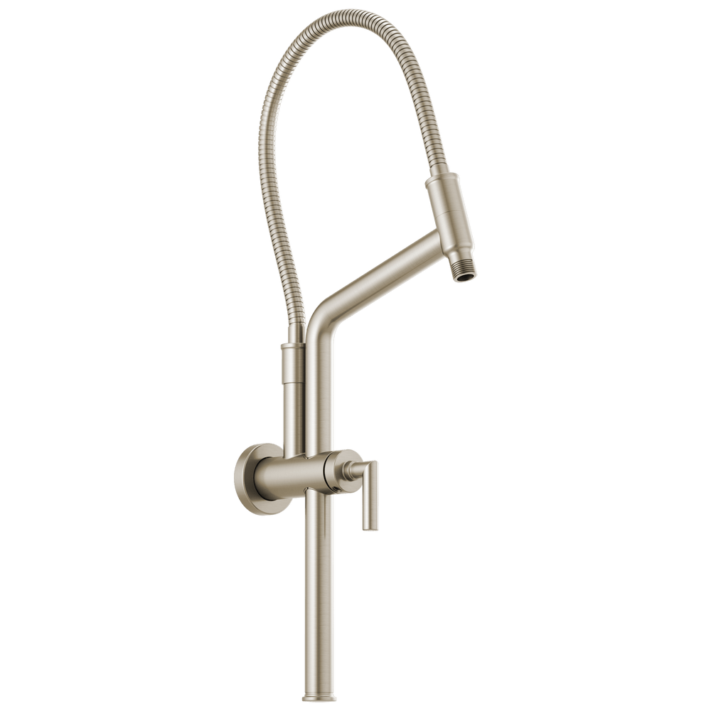 Brizo Brizo Universal Showering: 10 7/16" Linear Round Slide Bar Shower Arm And Flange - Maison&Co.