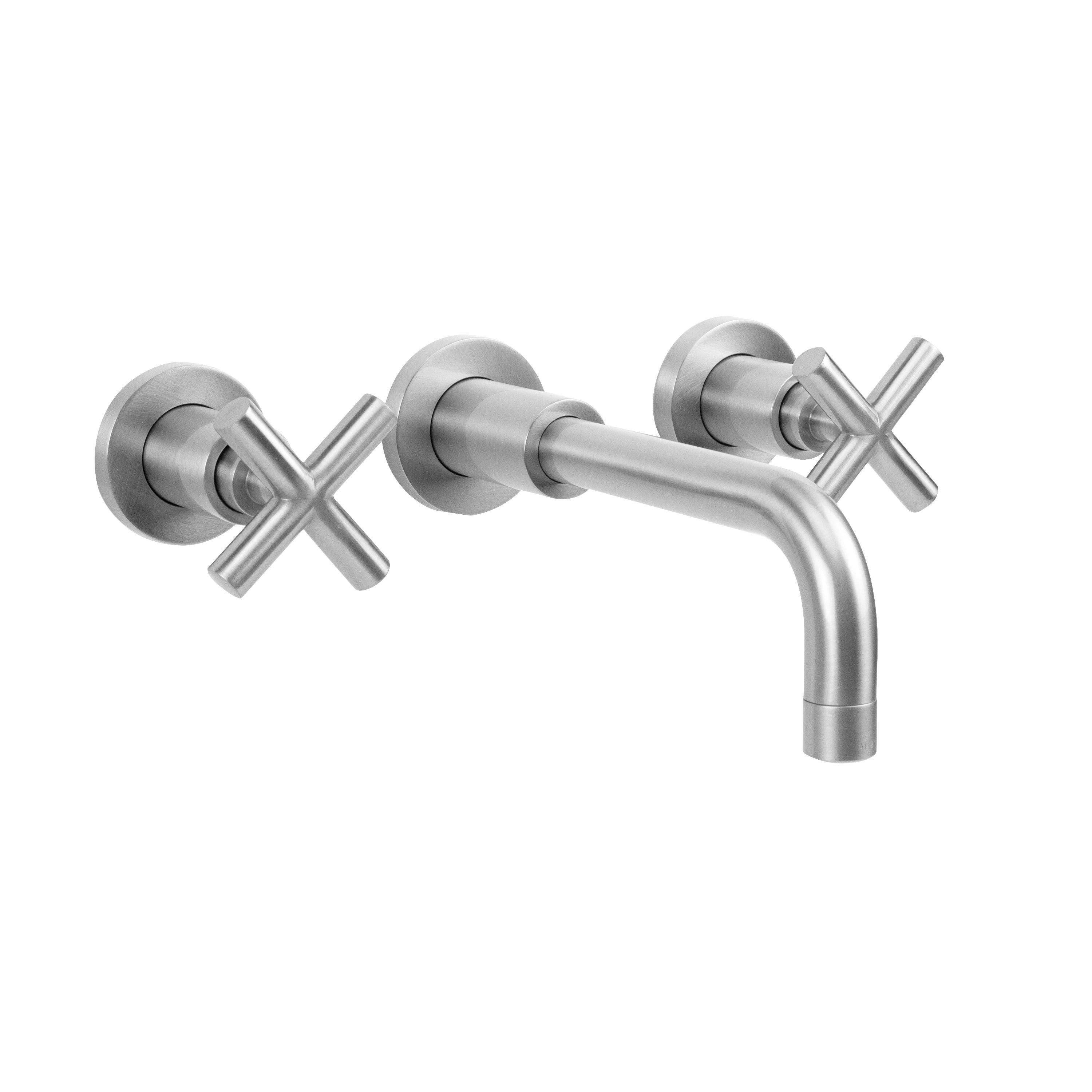 Contempo Wall Tub Filler Trim with Cross Handles in Multiple Finishes