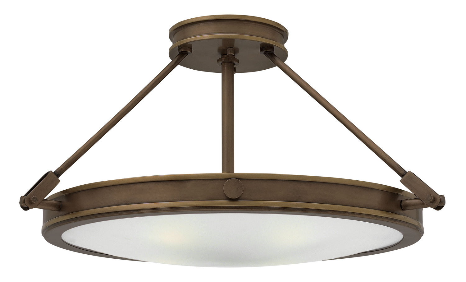 Hinkley - 3382LZ-LED - LED Semi-Flush Mount - Collier - Light Oiled Bronze