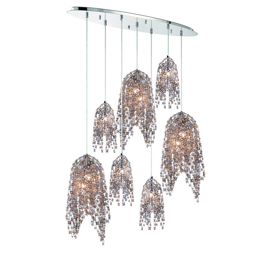 Eurofase - 31618-014 - Ten Light Chandelier - Danza - Chrome