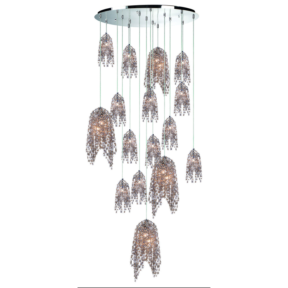 Eurofase - 31619-011 - 20 Light Chandelier - Danza - Chrome