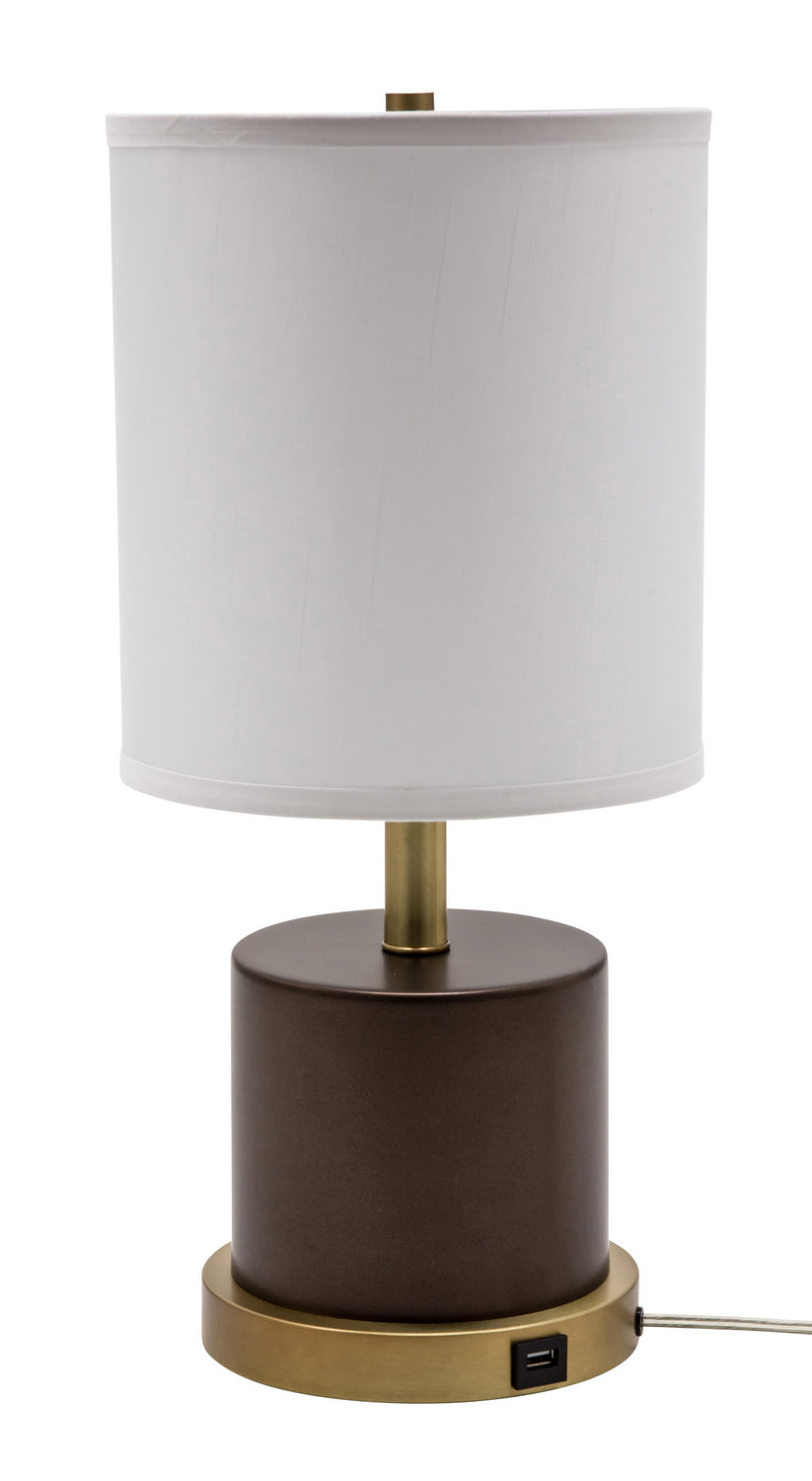 House of Troy - RU752-CHB - One Light Table Lamp - Rupert - Chestnut Bronze With Weathered Brass Accents