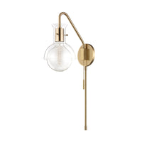 Mitzi - HL111101G-AGB - One Light Wall Sconce - Riley - Aged Brass