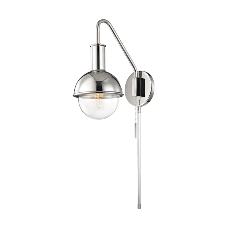 Mitzi - HL111101-PN - One Light Wall Sconce - Riley - Polished Nickel