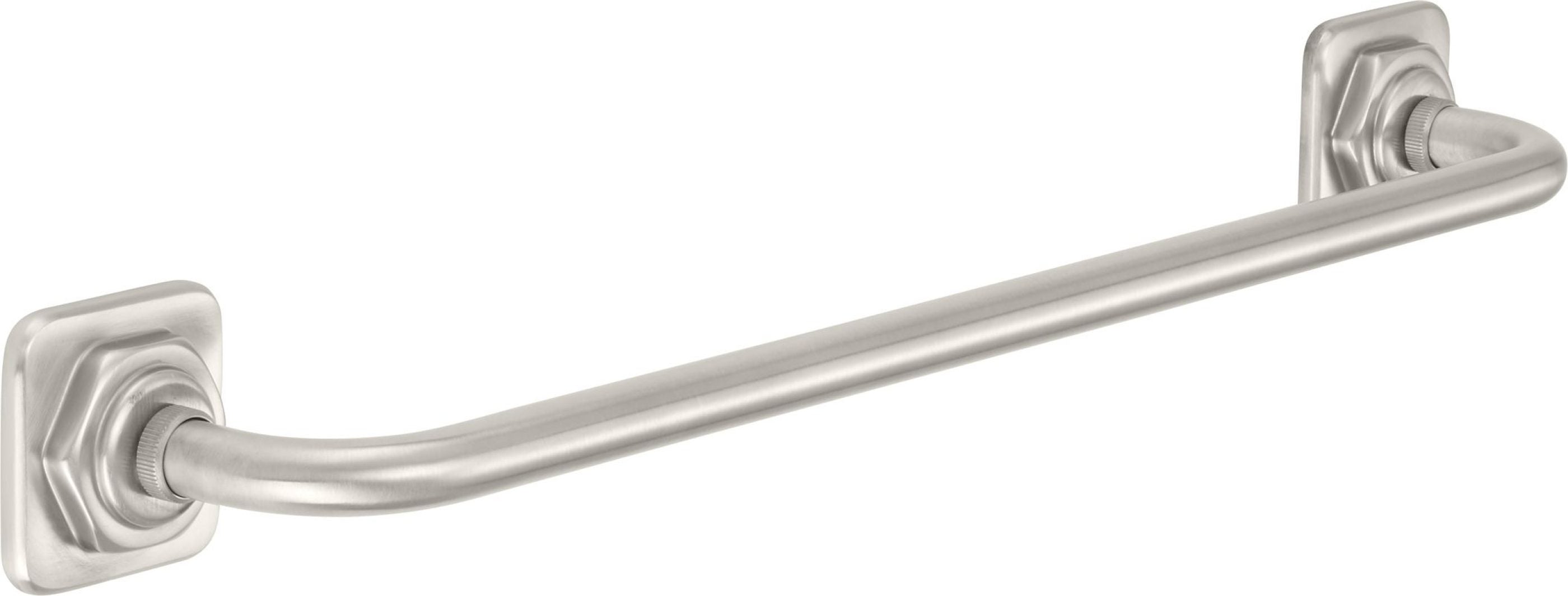 California Faucets - 85-24-SN - 24" Towel Bar - Satin Nickel  - Steampunk Bay