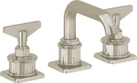 California Faucets - 8502BZB-BNU - 8" Widespread Lavatory Faucet with ZeroDrain - Burnished Nickel Uncoated - Steampunk Bay