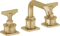 California Faucets - 8502B-FRG - 8" Widespread Lavatory Faucet - French Gold (PVD) - Steampunk Bay