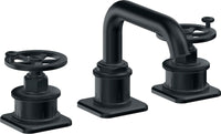 California Faucets - 8502W-CB - 8" Widespread Lavatory Faucet - Carbon (PVD) - Steampunk Bay