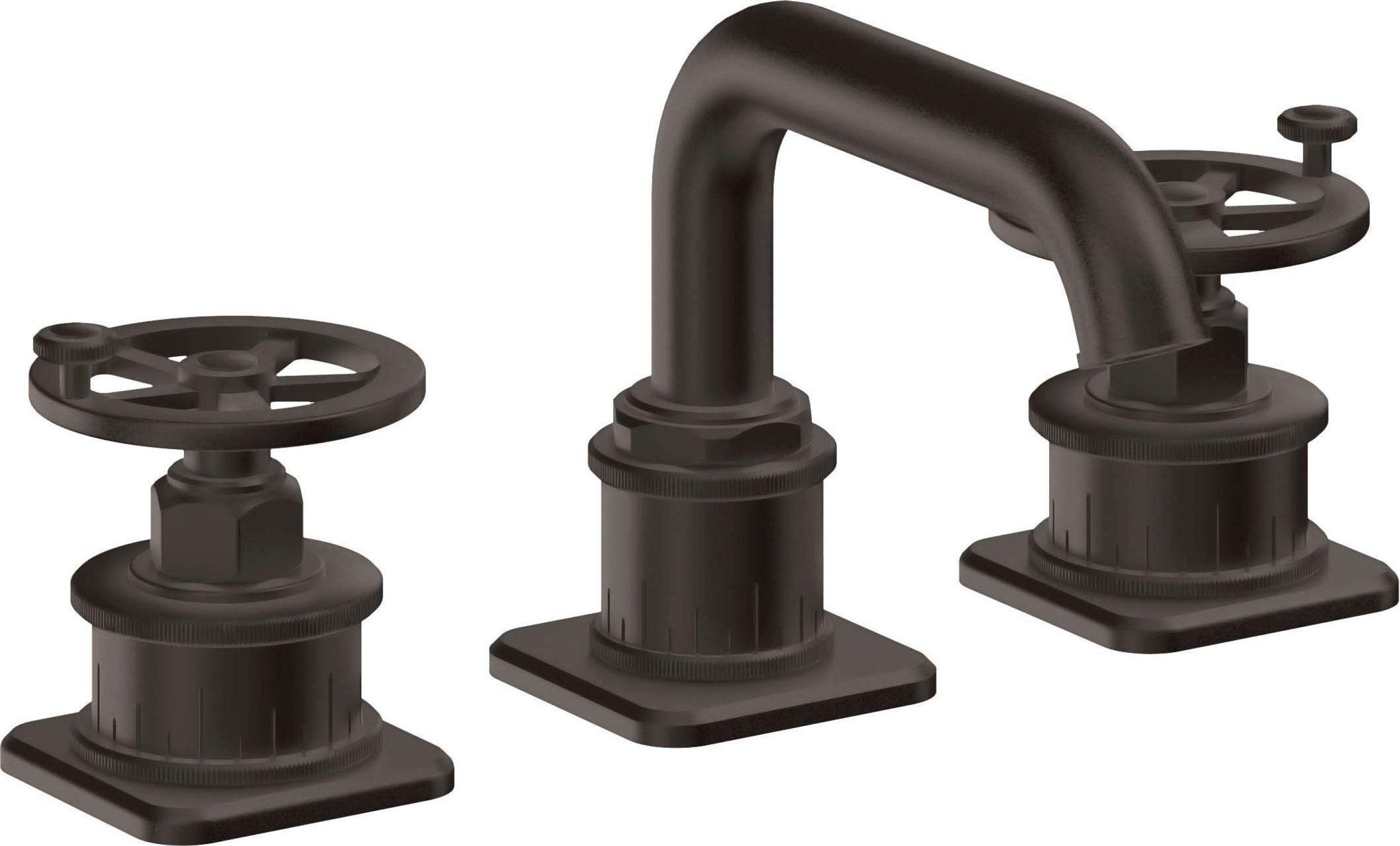 California Faucets - 8502W-ORB - 8" Widespread Lavatory Faucet - Oil Rubbed Bronze - Steampunk Bay