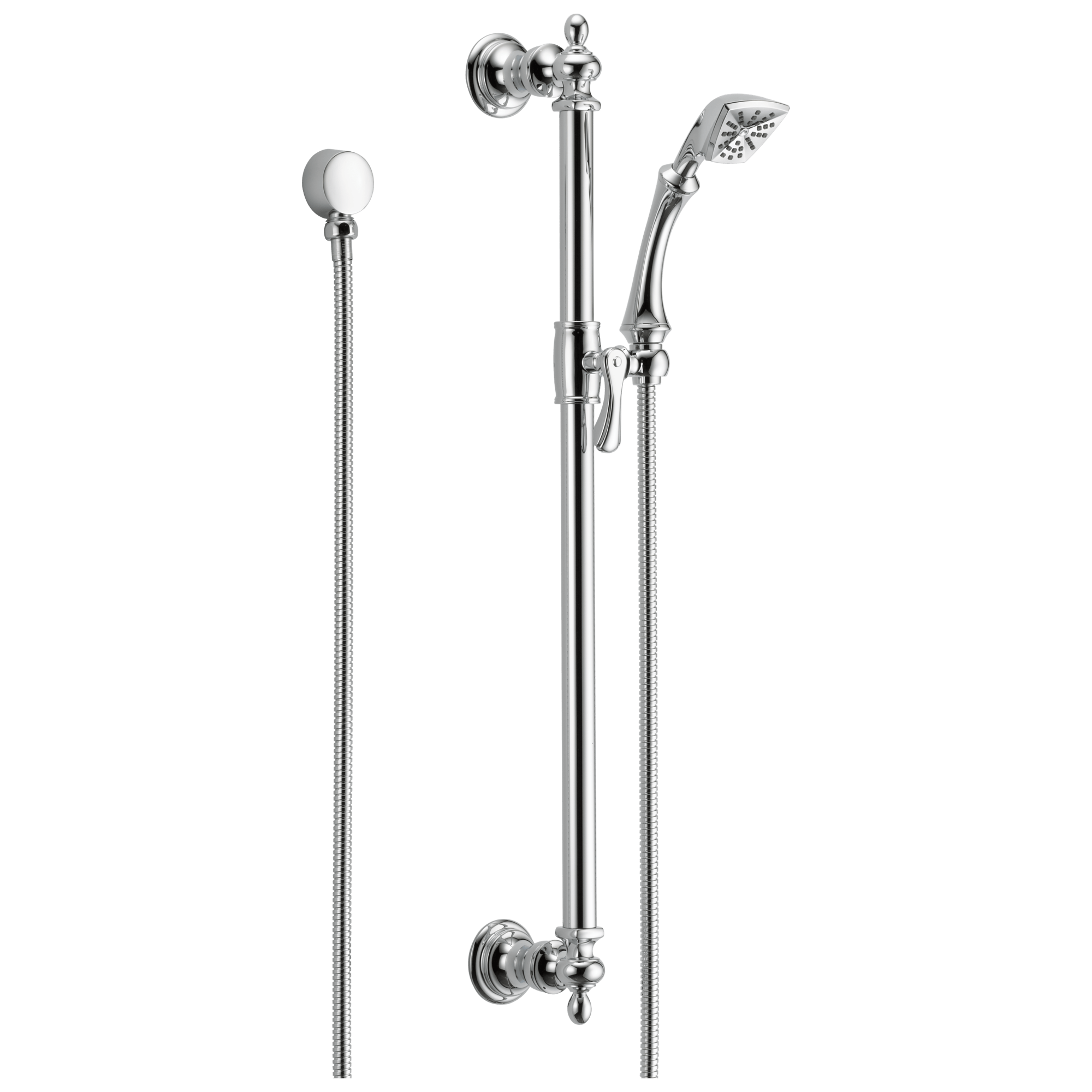 Brizo Charlotte®: Single-Function Slide Bar Hand Shower - Maison&Co.