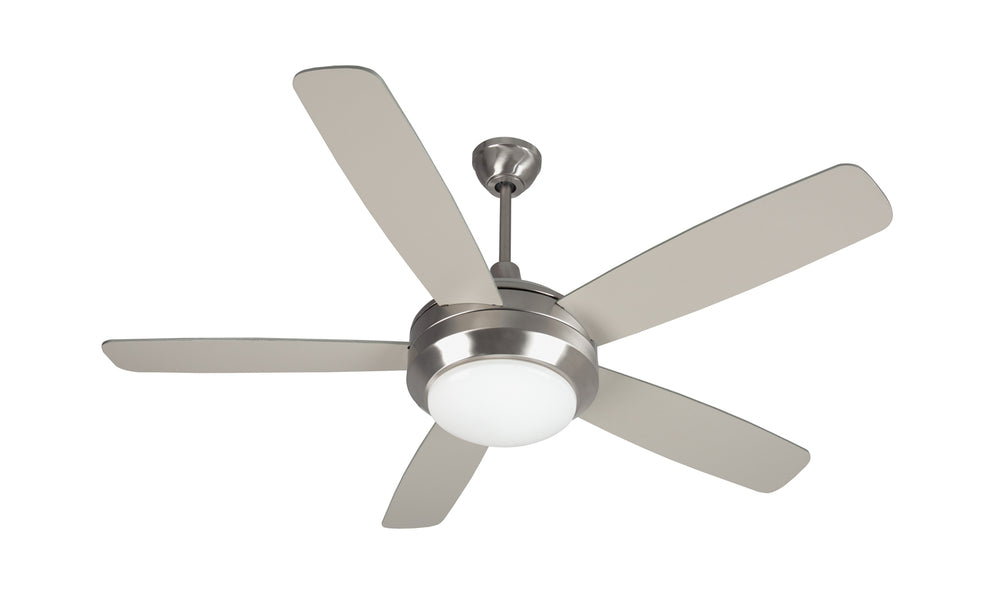 Craftmade - HE52BNK5-LED - Helios 52"Ceiling Fan in Brushed Polished Nickel w/Brushed Nickel Blades Finish - Helios