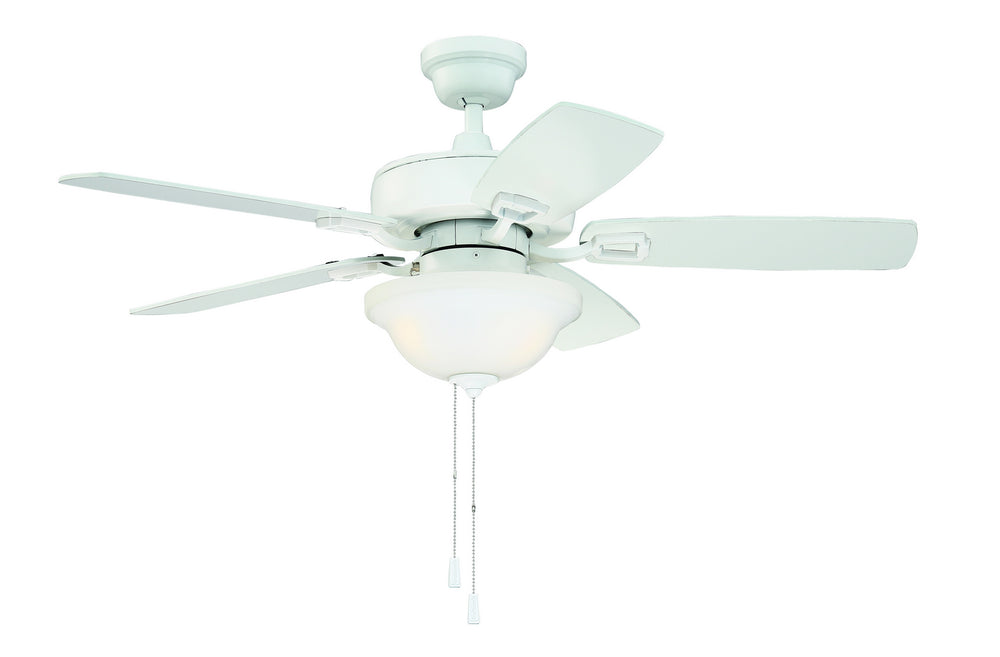 Craftmade - TCE52W5C1 - Twist N Click 1 Light 52"Ceiling Fan in Mulltiple Finishes - Twist N Click 1 Light