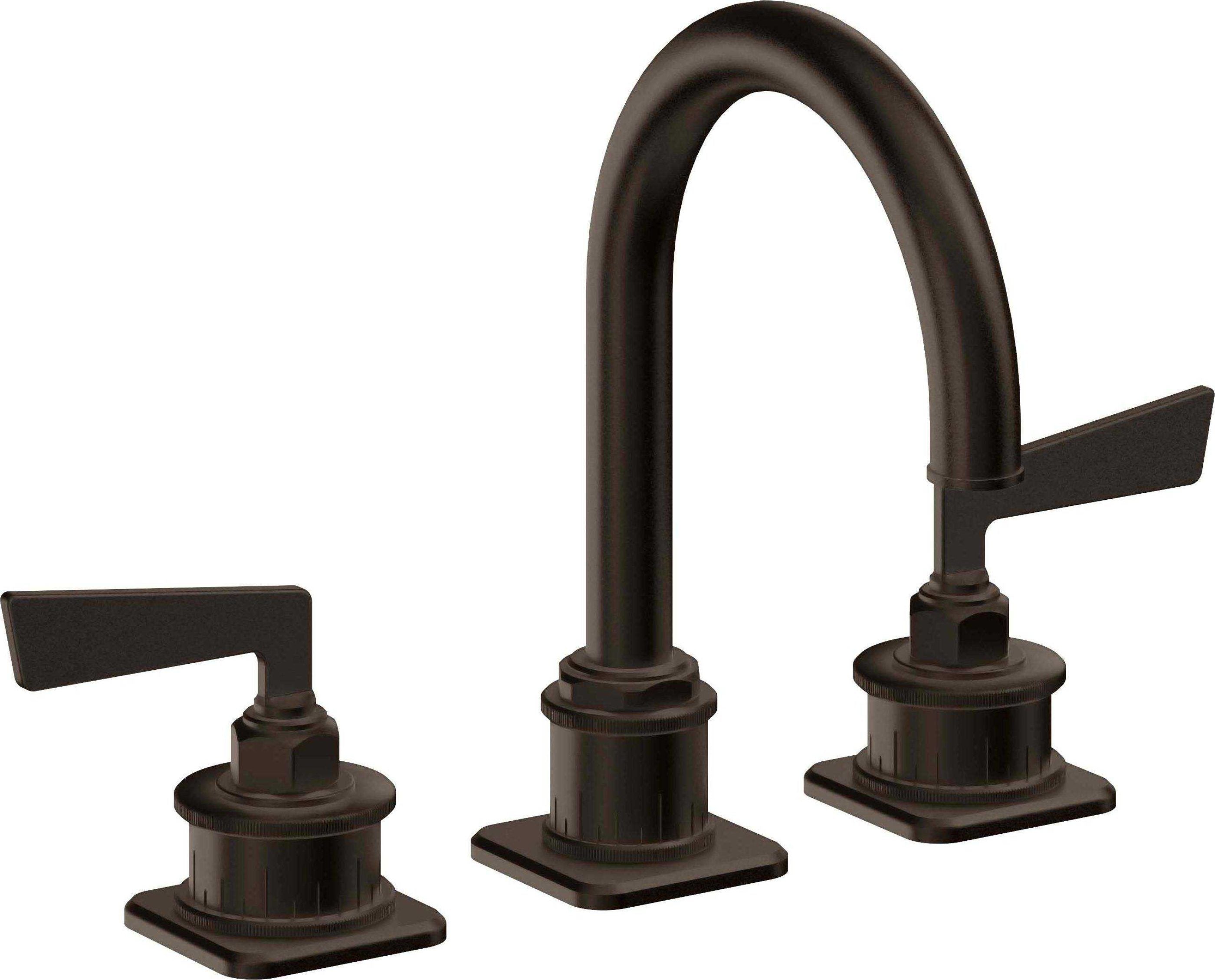 California Faucets - 8602ZB-BTB - 8" Widespread Lavatory Faucet with ZeroDrain - Bella Terra Bronze - Steampunk Bay