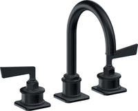 California Faucets - 8602ZB-CB - 8" Widespread Lavatory Faucet with ZeroDrain - Carbon (PVD) - Steampunk Bay