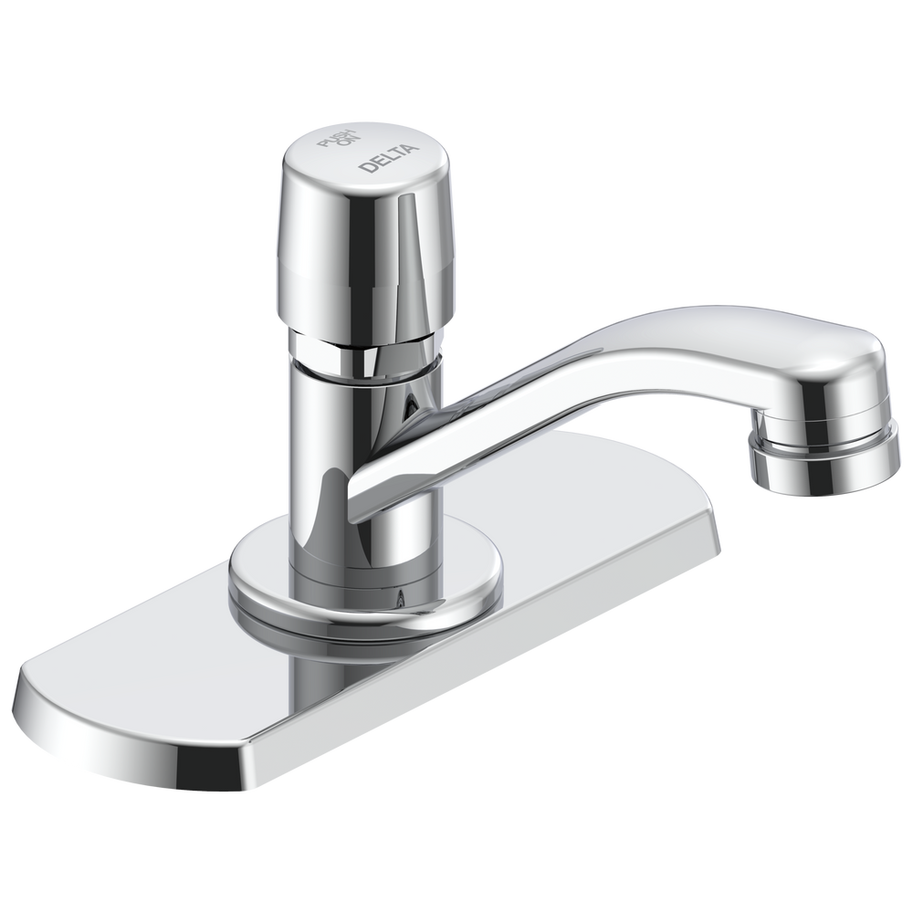 Commercial 86T: Single Hole Metering Faucet with Coverplate