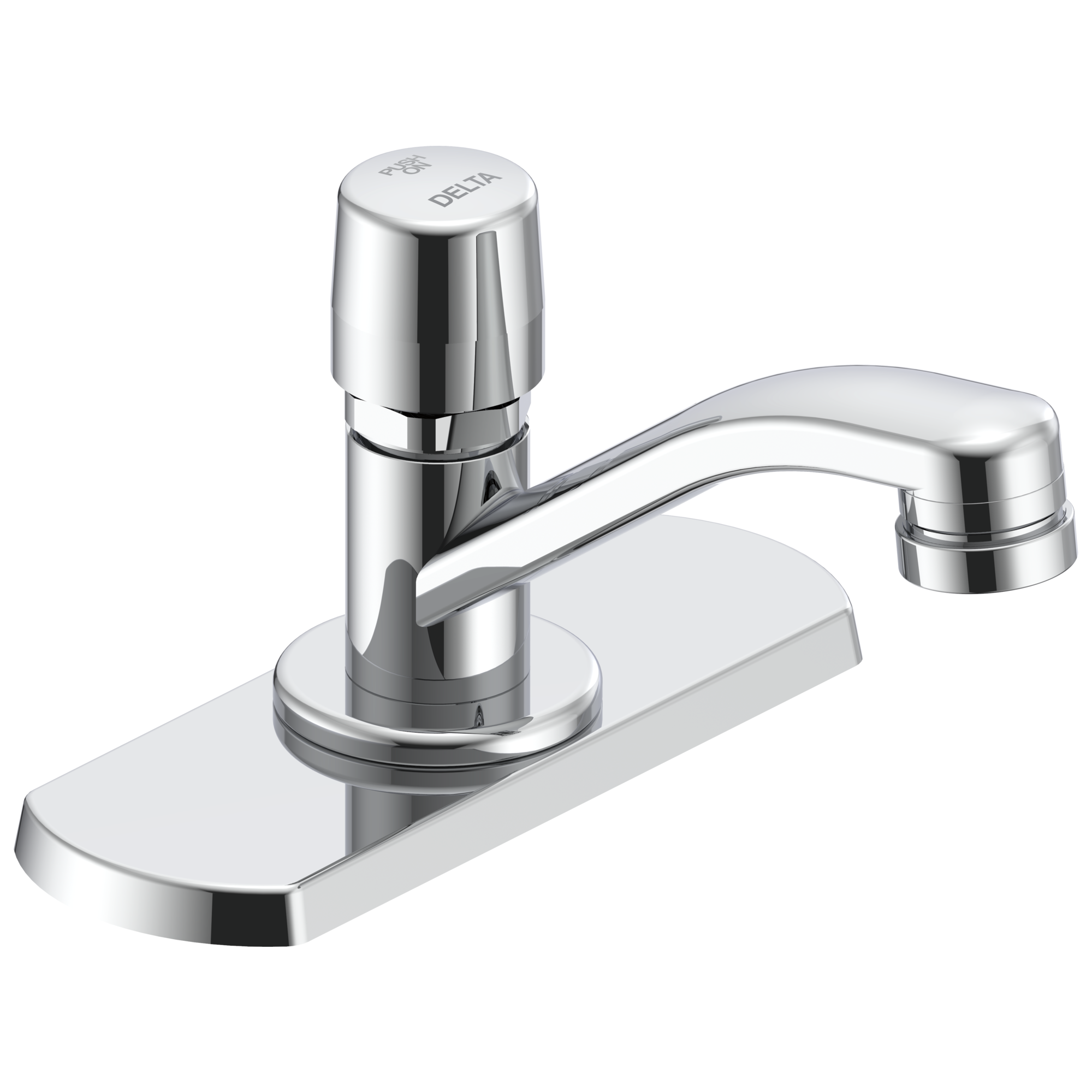 Commercial 86T: Single Hole Metering Faucet with Coverplate