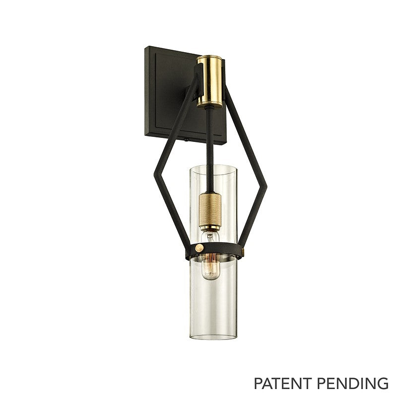 Troy Lighting - B6311 - One Light Wall Sconce - Raef - Textured Bronze Brushed Brass