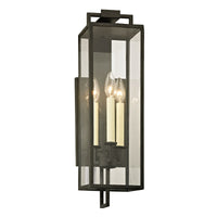 Troy Lighting - B6382-FOR - Three Light Wall Lantern - Beckham - Forged Iron