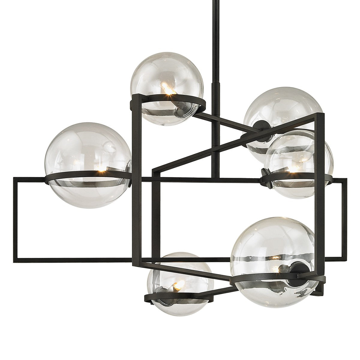 Troy Lighting - F6226 - Six Light Chandelier - Elliot - Textured Black