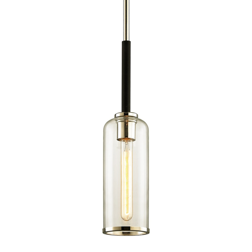 Troy Lighting - F6273-TBK/PN - One Light Pendant - Aeon - Textured Black