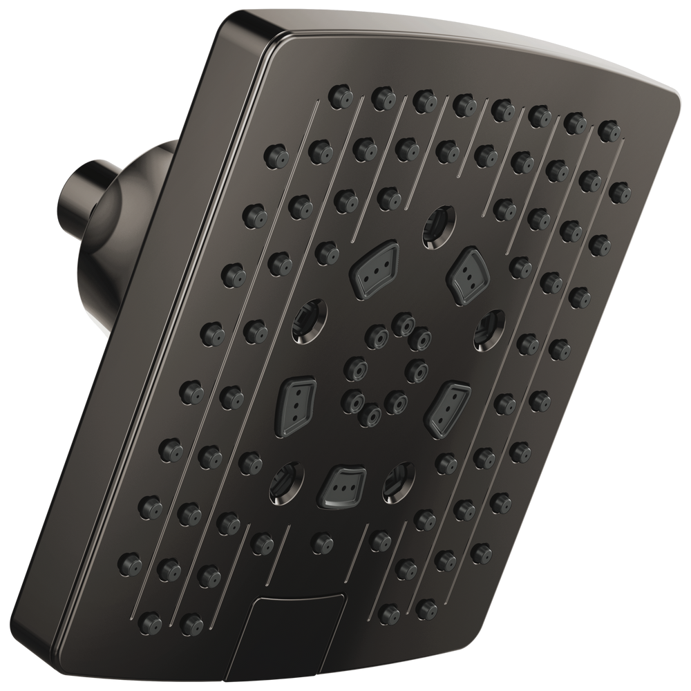 Brizo Brizo Universal Showering: 7" Linear Square H2Okinetic® Multi-Function Wall Mount Shower Head - 2.5 GPM