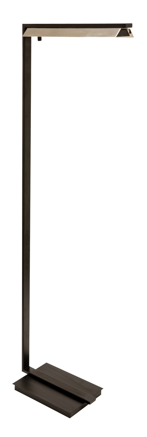 House of Troy - JLED500-BLK - LED Floor Lamp - Jay - Black With Polished Nickel