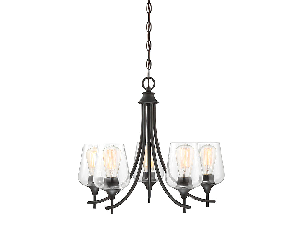 Savoy House - 1-4032-5-13 - Five Light Chandelier - Octave - English Bronze