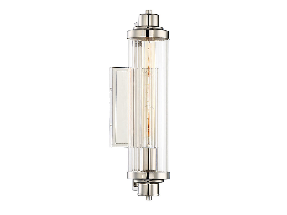 Savoy House - 9-16000-1-109 - One Light Wall Sconce - Pike - Polished Nickel