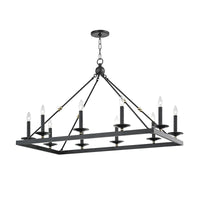 Hudson Valley - 3244-AOB - Ten Light Chandelier - Allendale - Aged Old Bronze