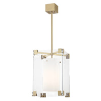 Hudson Valley - 4125-AGB - One Light Pendant - Achilles - Aged Brass