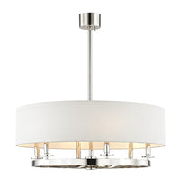 Hudson Valley - 6530-PN - Six Light Pendant - Durham - Polished Nickel