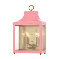 Mitzi - H259102-AGB/PK - Two Light Wall Sconce - Leigh - Aged Brass/Pink