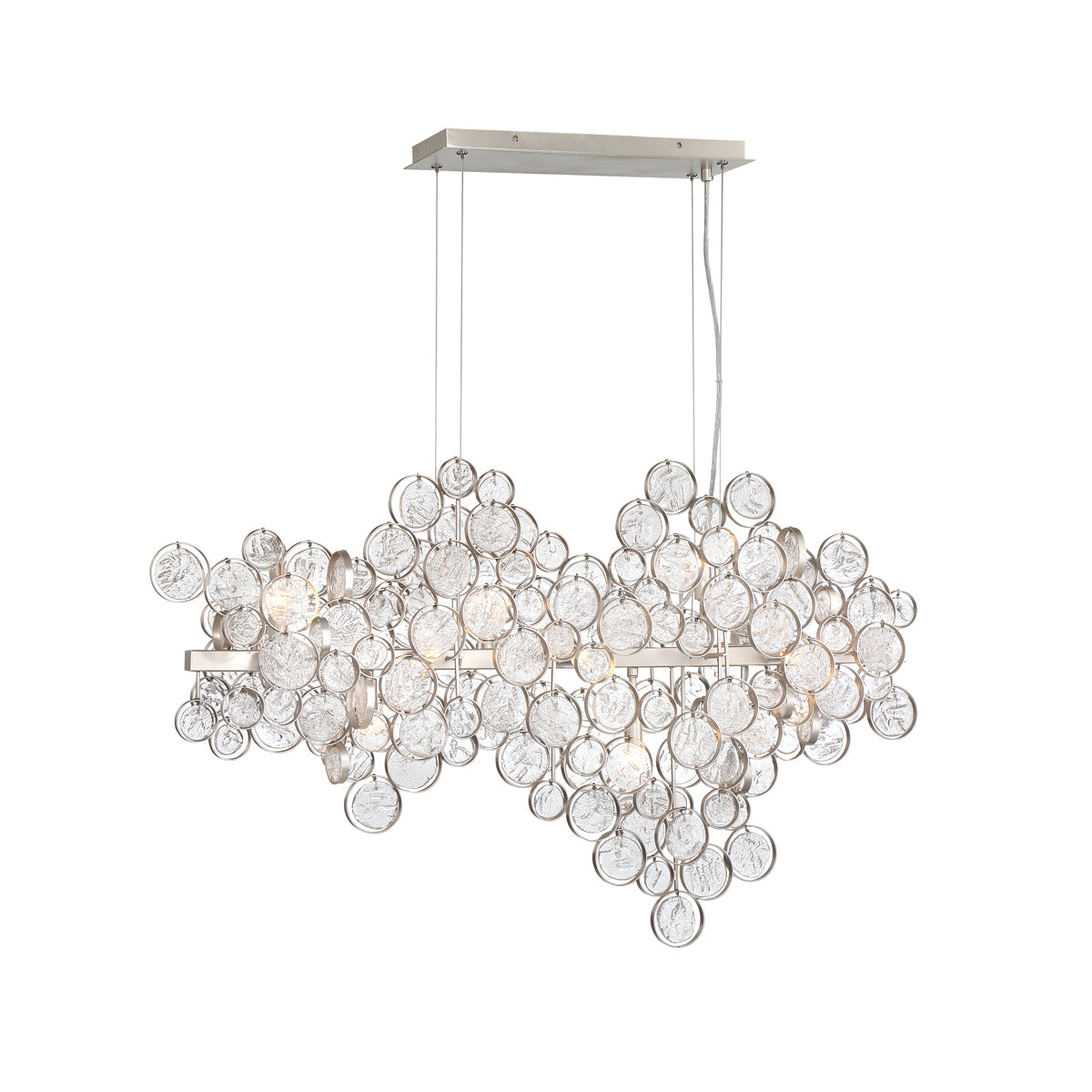 Eurofase - 34031-018 - 12 Light Chandelier - Trento - Champagne Silver