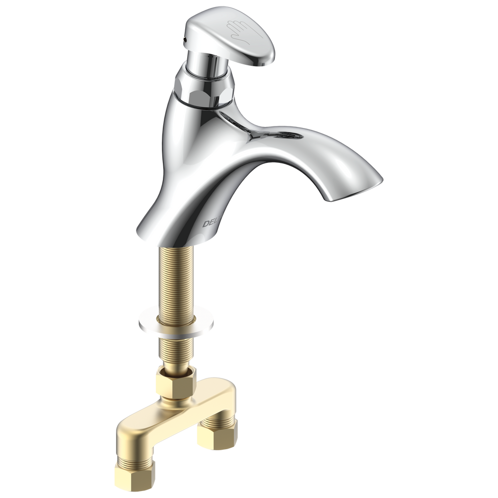 Commercial 87T: ADA Lever Metering Faucet with Mixing Tee