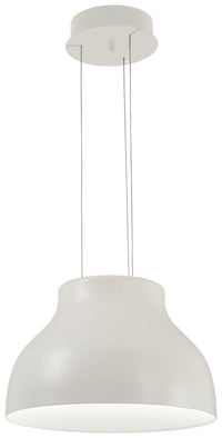 George Kovacs - P1780-044B-L - LED Pendant - Kettle Up - Matte White