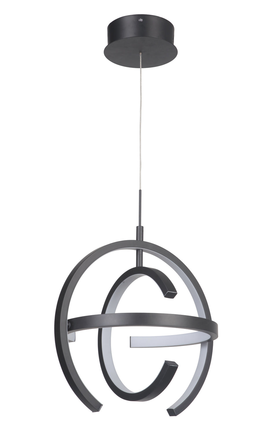 Craftmade - 47891-MBK-LED - Dolby LED Pendant in Matte Black Finish - Dolby